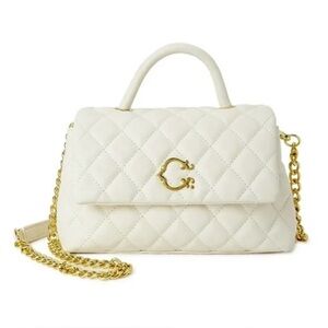 C. Wonder Women’s Adult Isla Satchel Shoulder Bag White